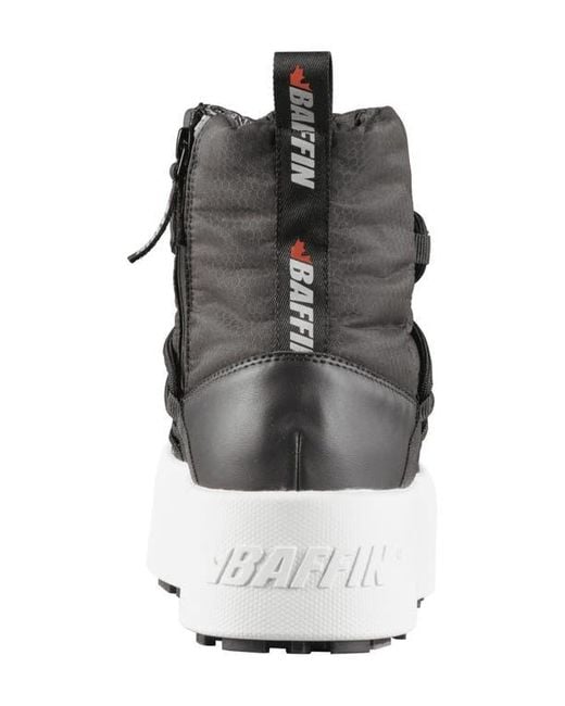 Baffin Black Rosa Platform Winter Bootie