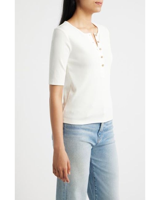 Mavi Blue Henley Tee