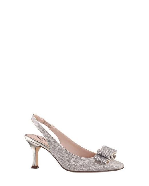 Nina White Jolanda Slingback Pump