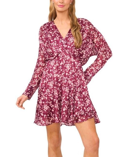 Parker Red The Livy Long Sleeve Cocktail Dress