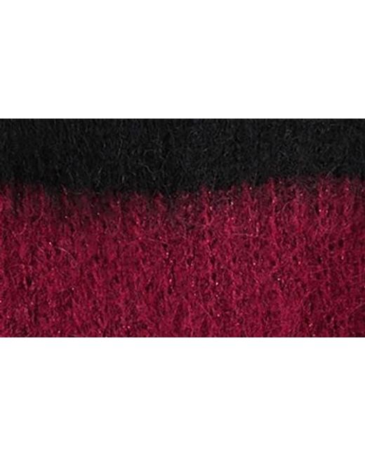 AllSaints Red Onxy Stripe Sweater