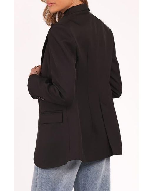 Petal & Pup Black Danity One-Button Blazer