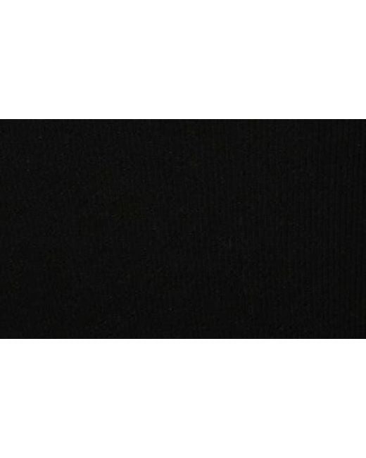 Naked Wardrobe Black One-Shoulder Long Sleeve Maxi Sweater Dress