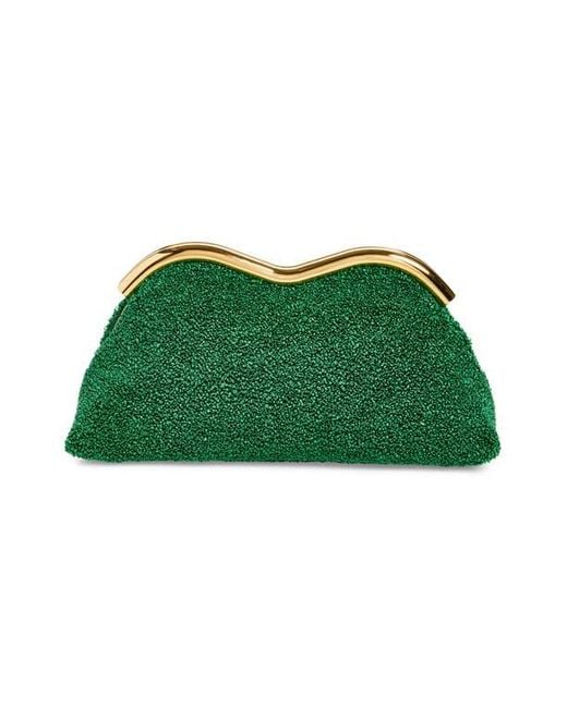 Mansur Gavriel Green Baci Frame Shoulder Bag