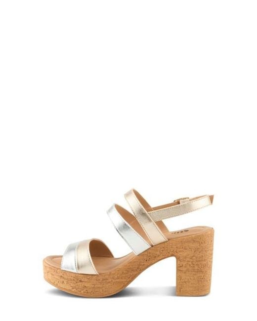 Spring Step Natural Talha Platform Sandal