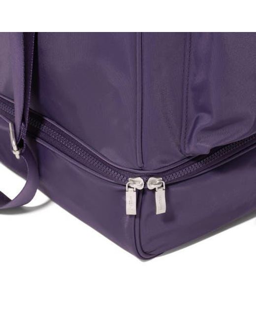Baggallini Purple Deluxe Fifth Avenue Weekender Bag