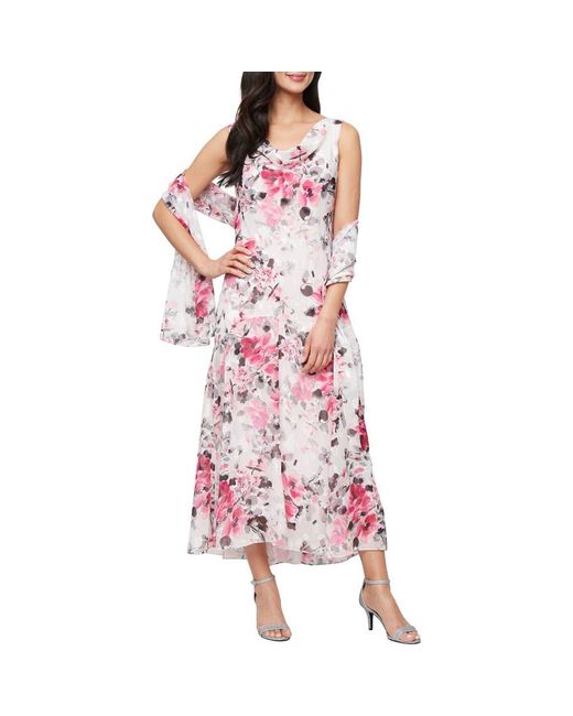 chinese dress ladies Alex Evenings AE134200 Formal Long Sleeveless Dress