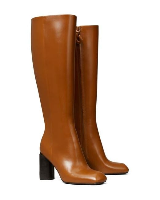 Tory Burch Women's Brown Knee High Boot