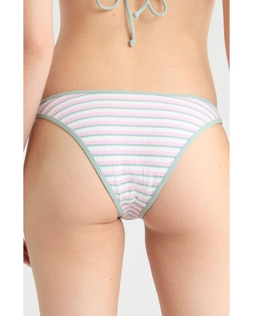 PacSun Blue Skyrocket High Leg Bikini Bottoms
