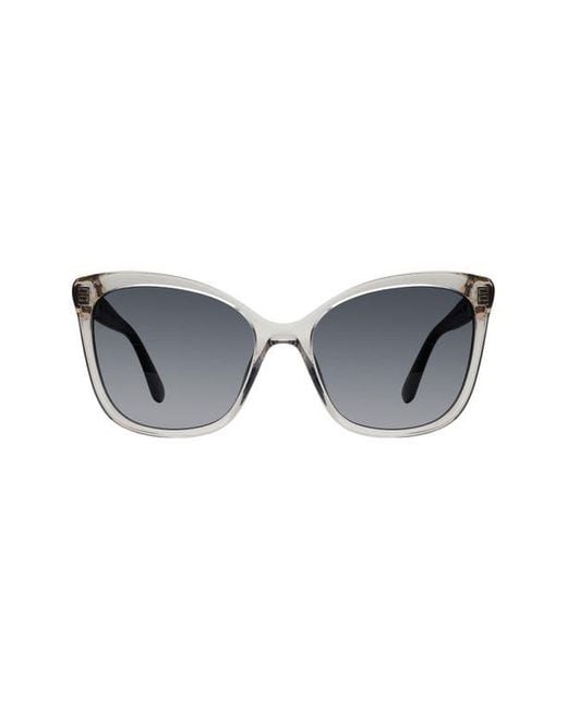 Stuart Weitzman Gray 56Mm Gradient Butterfly Sunglasses
