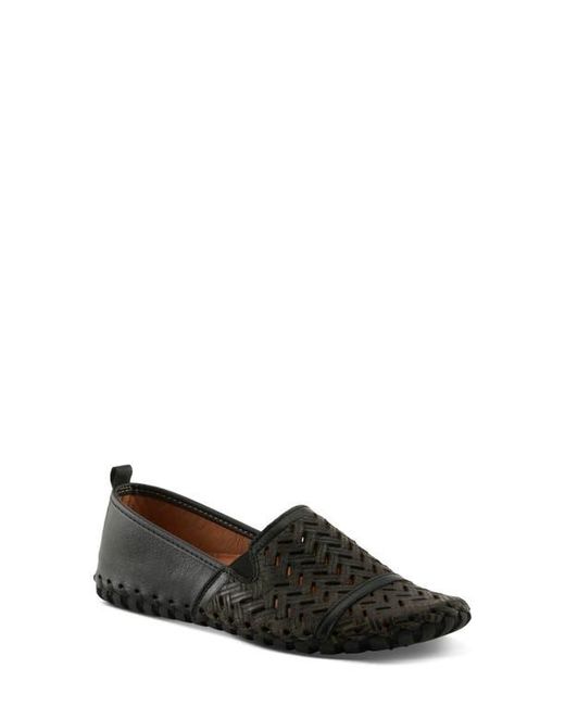 Spring Step Black Kapri Flat