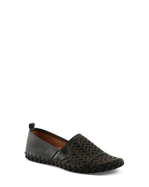 Spring Step Black Kapri Flat