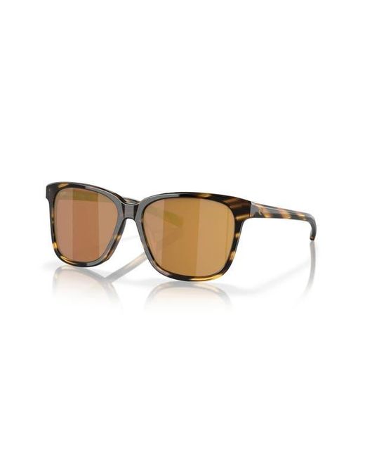 Costa Del Mar Brown Phantos 57Mm Polarized Sunglasses for men