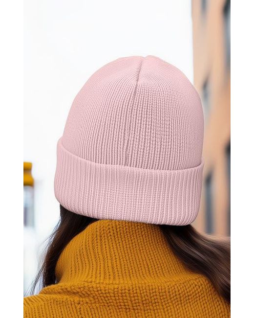 Alix Pink Ice Bear Beanie for men