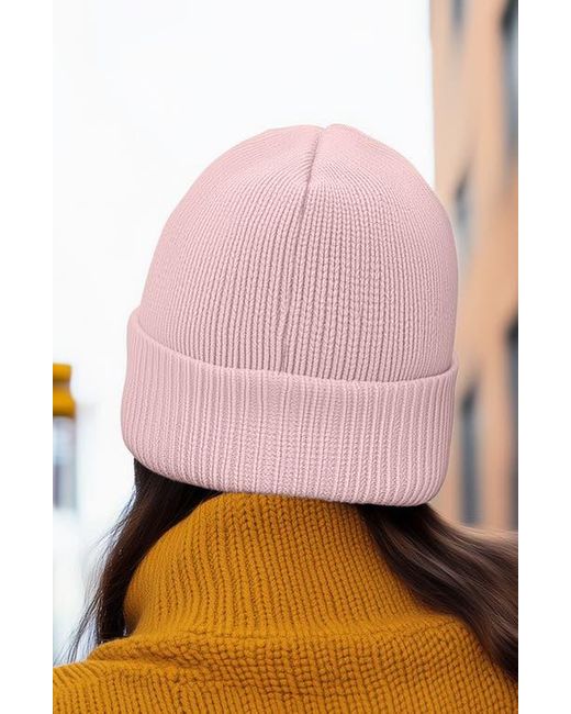 Alix Pink Molecule Beanie for men