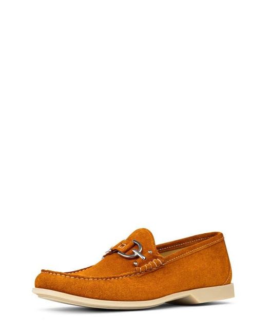 Donald J Pliner Brown Augie Bit Loafer for men