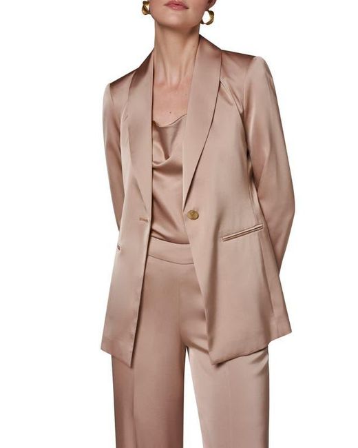 Donna Karan Natural Shawl Collar Jacket