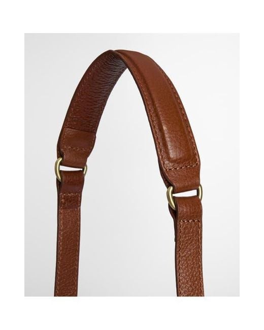 Barbour Brown Elm Tartan Crossbody Bag