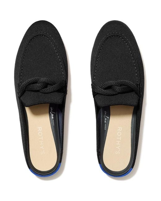 Rothy's Black The Loafer Mule