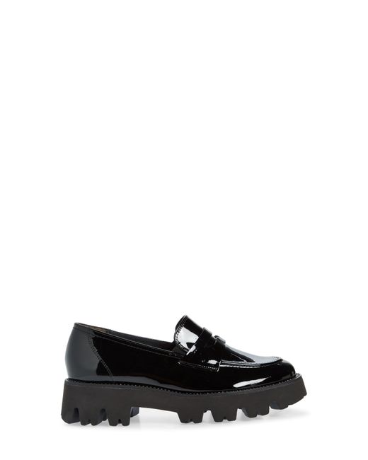 Paul Green Society Lug Penny Loafer in Black Lyst