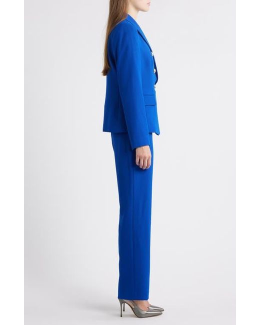 Tahari Blue Double Breasted Two-Piece Suit