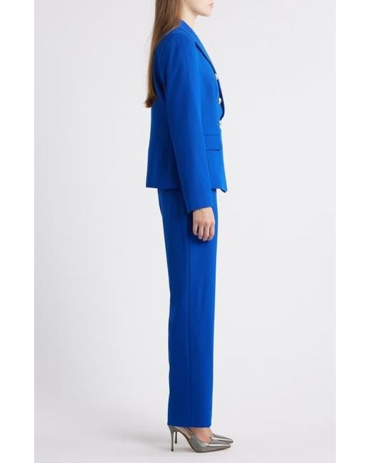 Tahari Blue Double Breasted Two-Piece Suit
