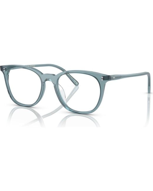 Oliver Peoples Blue 49Mm Rectangle Optical Glasses