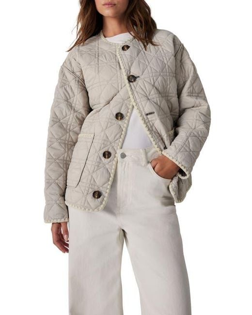 Mint Velvet Natural Reversible Quilted Jacket