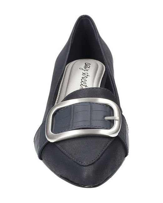 Easy Street Blue Amber Pointed Toe Pump
