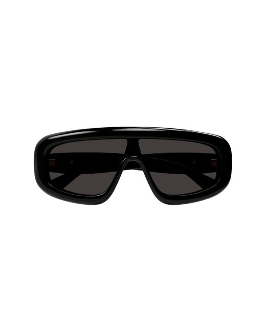Bottega Veneta Black 99mm Mask Sunglasses