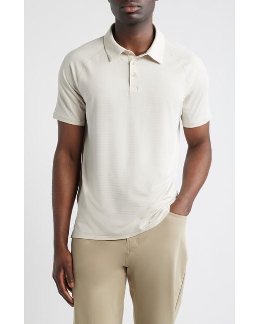 Zella White Endurance Performance Polo for men
