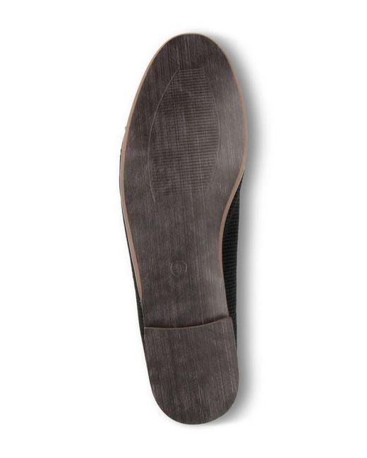 PAIGE Black Needlepoint Holly Flat