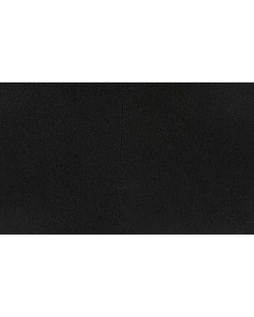 Donna Karan Black Strapless Satin Gown