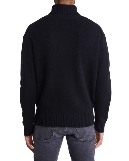 FRAME Blue Turtleneck Cashmere Sweater for men