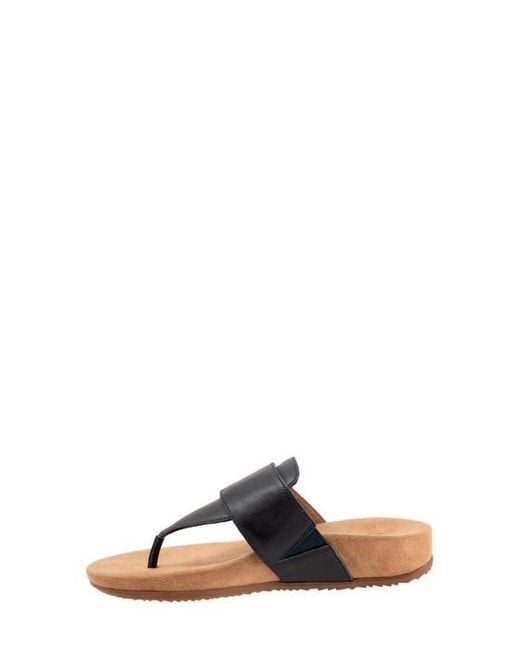 Softwalk® Blue Belize 2.0 T-Strap Sandal