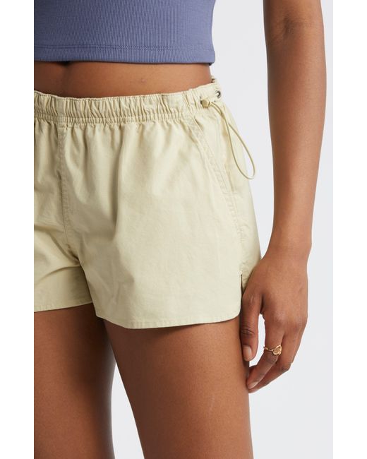 BP. Natural Drawcord Poplin Shorts