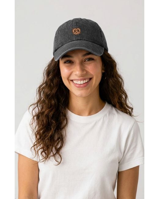 Alix Gray Pretzel Dad Cap