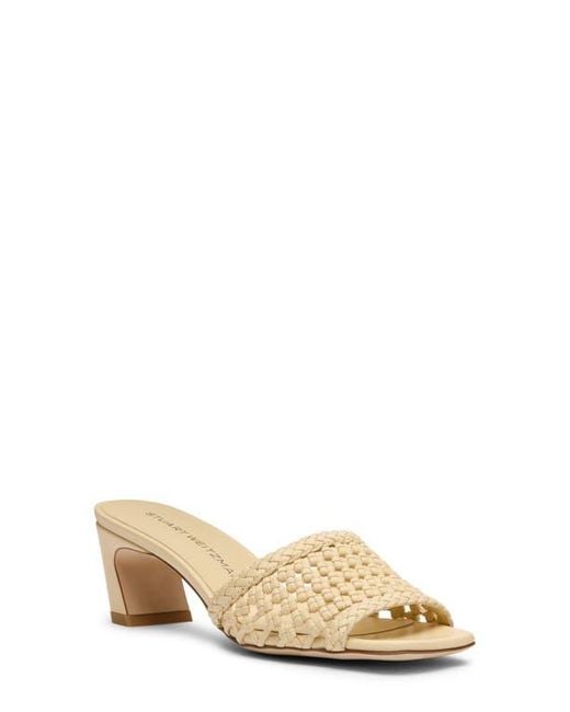 Stuart Weitzman Natural Marina Slide 50