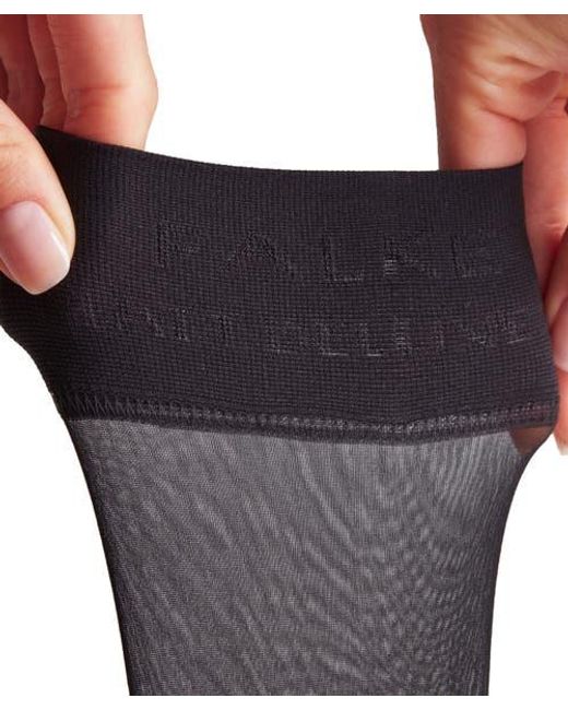 Falke Black Matt Deluxe 20 Denier Sheer Knee High Socks