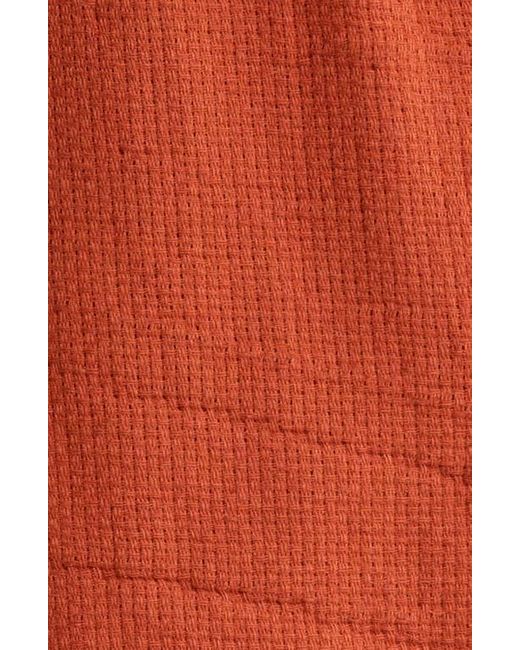 Elan Red Tie Waist Cover-Up Shorts