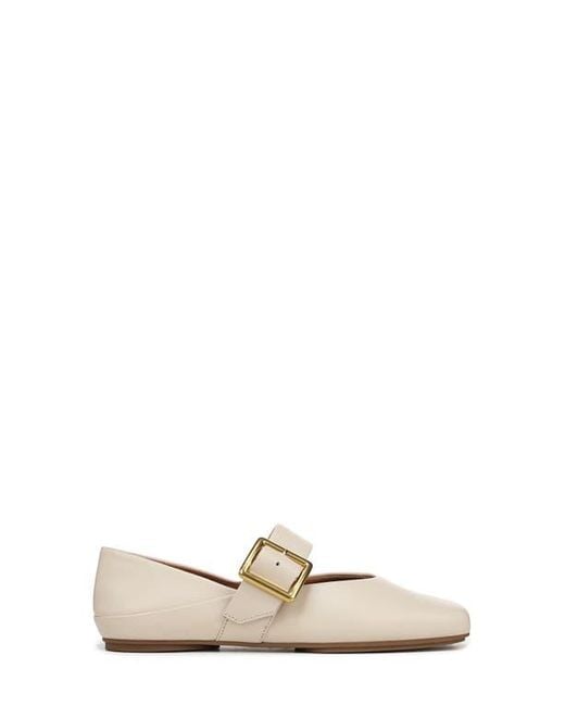 Franco Sarto Natural Oakes Square Toe Flat