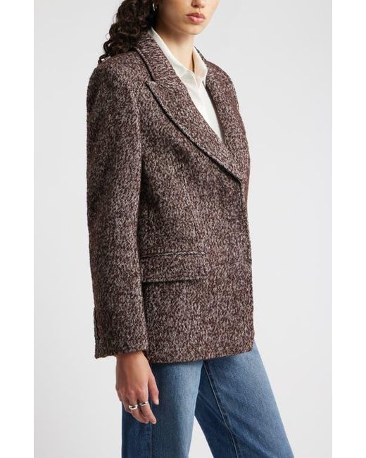 Nordstrom Gray The Liv Textured Boyfriend Blazer