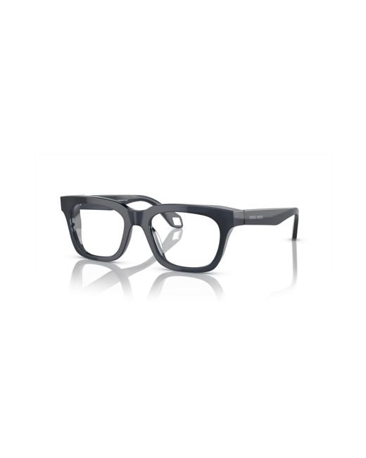 Giorgio Armani Brown 52Mm Rectangle Optical Glasses for men