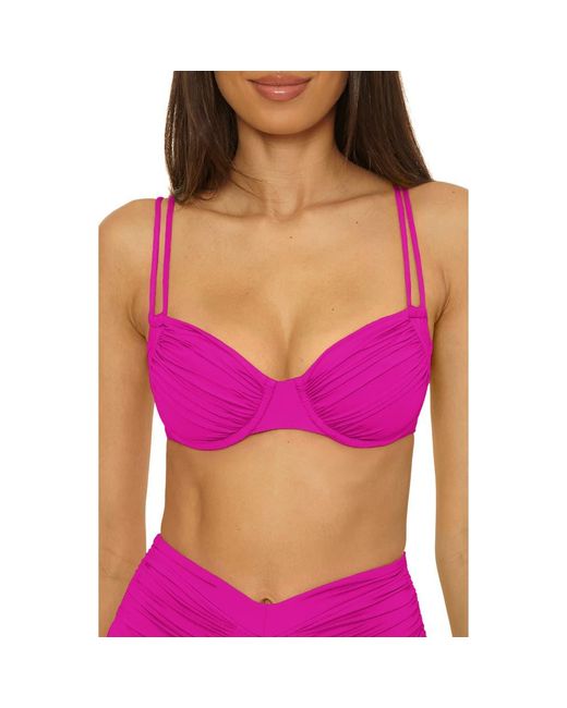Becca Purple Color Code Underwire Bikini Top