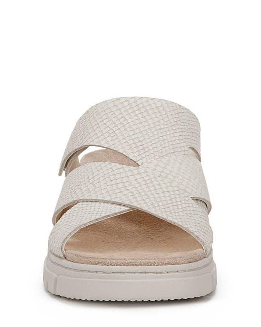 Vionic White Uptown Sunset Slide Sandal