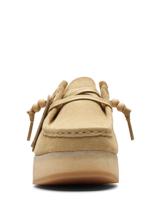 Clarks Clarks(r) Wallacraft Bee Platform Driving Shoe in Natural