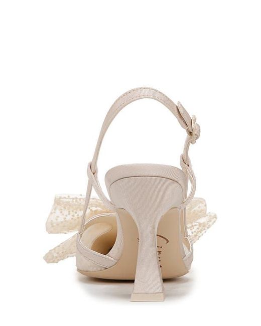 Circus by Sam Edelman White Tess Pointed Toe Slingback Pump