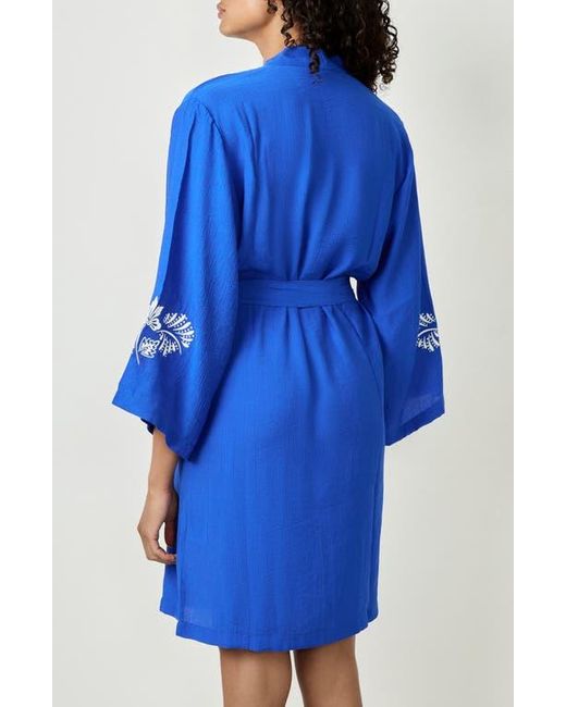 Etam Blue Beste Crinkled Robe