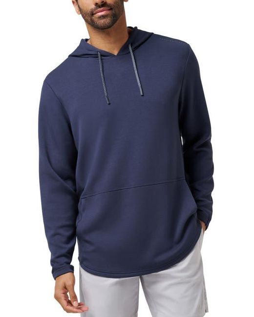 Travis Mathew Blue Fibercloud Hoodie for men