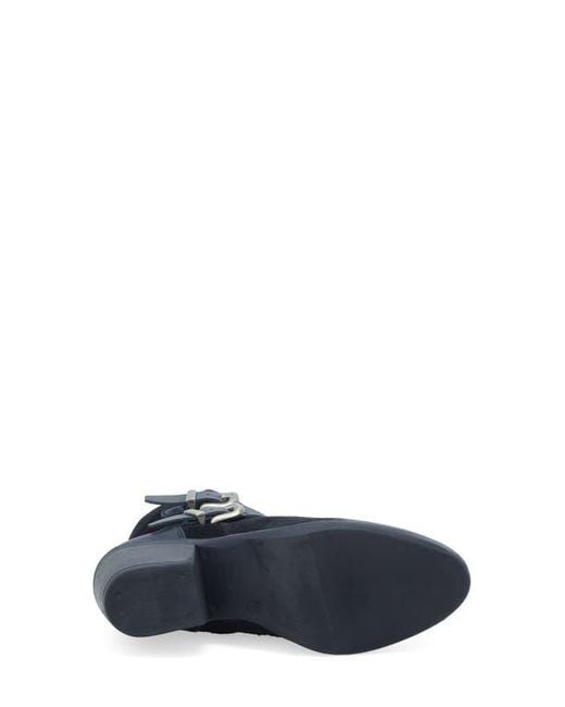 Miz Mooz Blue Dayla Moto Bootie